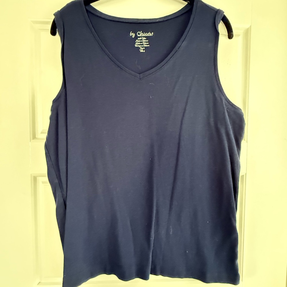 Chico's Classic Navy Tank Top